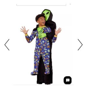 Kids one size fits all - alien abduction Halloween costume - worn once